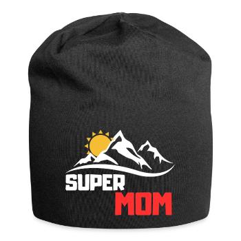 Super Mom - Jersey Beanie - black - Front