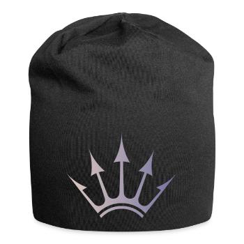 Five-Pointed Logo - Jersey Beanie - black - Front