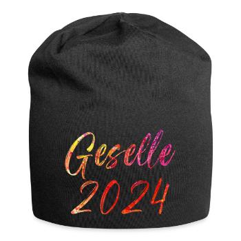 Geselle 2024 - Jersey-Beanie - Schwarz - Vorne