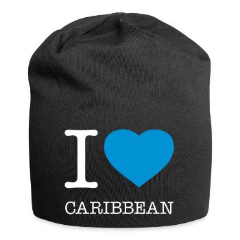 J’AIME LES CARAÏBES Karibik - Bonnet en jersey - noir - Devant