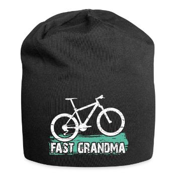 Quick granny on the bike - Jersey Beanie - black - Front