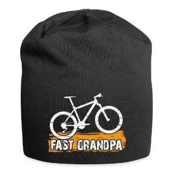Grand-père rapide sur le vélo - Bonnet en jersey - noir - Devant
