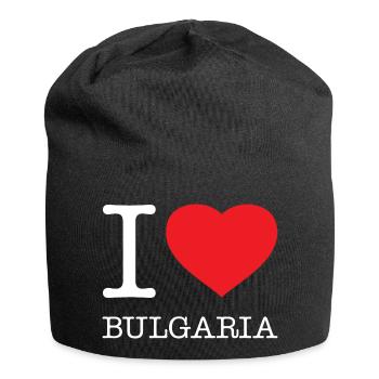 J’AIME LA BULGARIE Bulgarie - Bonnet en jersey - noir - Devant