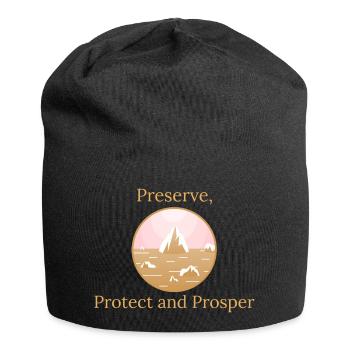 Preserve, Protect, Prosper - Jersey Beanie - black - Front
