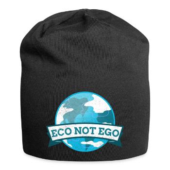 L’éco et non l’ego - Bonnet en jersey - noir - Devant