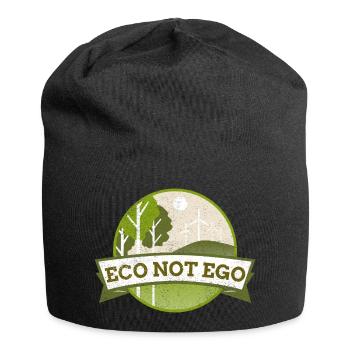 Protection de l’environnement, l’écologie et non l’ego - Bonnet en jersey - noir - Devant