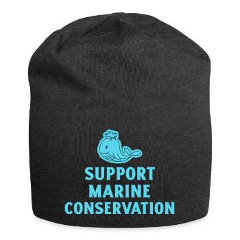 Marine Conservation - Jersey Beanie - charcoal grey - Front