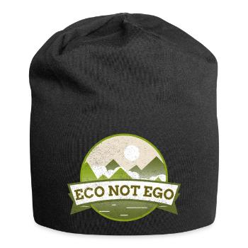 Protection de l’environnement, l’écologie et non l’ego - Bonnet en jersey - noir - Devant