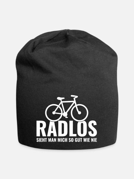 Fahrrad - Jersey-Beanie - Schwarz