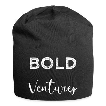 startup community statement birthday present - Jersey-Beanie - Schwarz - Vorne