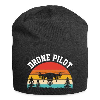 Pilote de drone - Bonnet en jersey - charbon - Devant