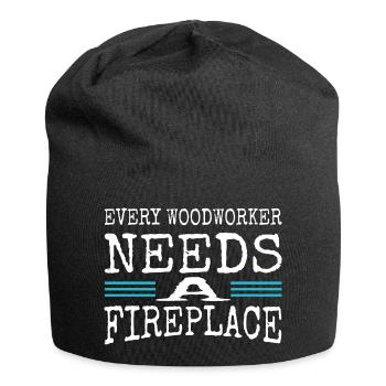 funny carpenter quotes axes - Jersey-Beanie - Schwarz - Vorne