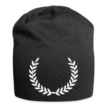 kranz - Jersey-Beanie - Schwarz - Vorne
