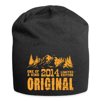 Geburtstagsgeschenk 2014 - 2014 - Jersey-Beanie - Schwarz - Vorne