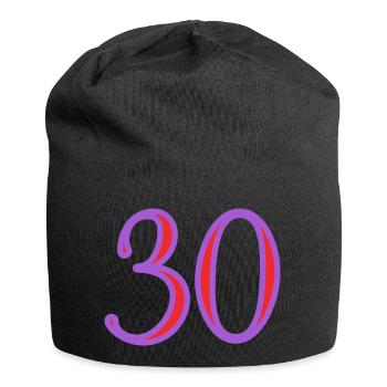 30. 30 YEARS. 30th ANNIVERSARY. 30TH ANNIVERSARY. - Jersey Beanie - black - Front