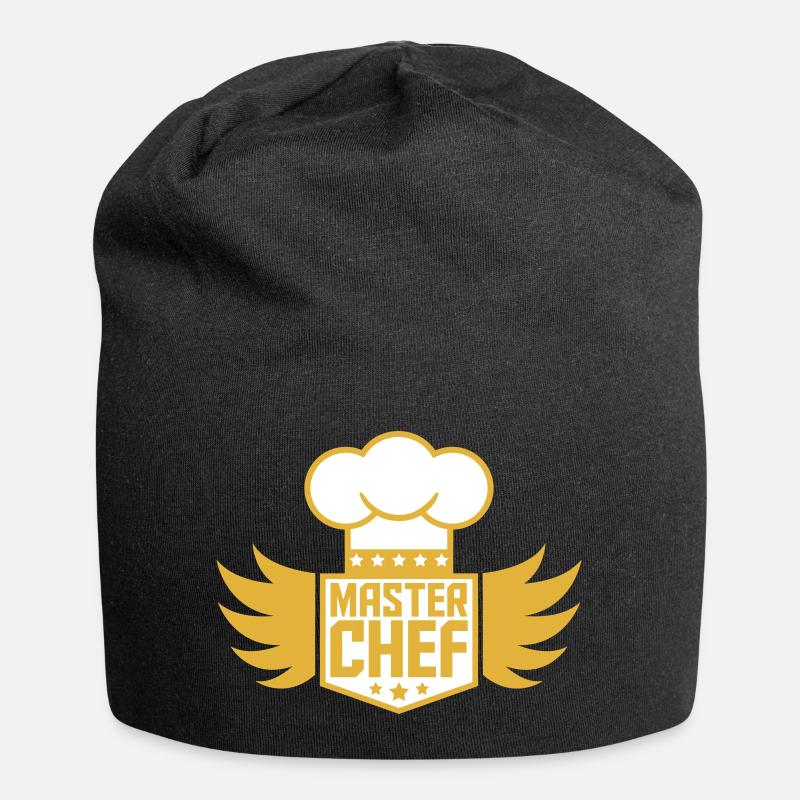 Chef étoilé Chef Amour cuisine Maître de cuisine - Bonnet en jersey - noir
