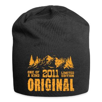 Geburtstagsgeschenk 2011 - 2011 - Jersey-Beanie - Schwarz - Vorne