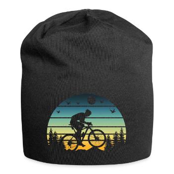 Mountain Biking - Jersey-Beanie - Schwarz - Vorne
