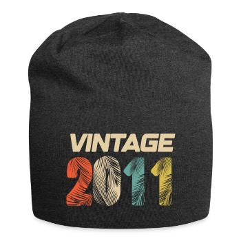 Vintage 2011 Retro - Best Seller - Jersey Beanie - charcoal grey - Front