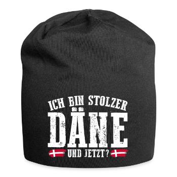 Danois Danemark - Bonnet en jersey - noir - Devant