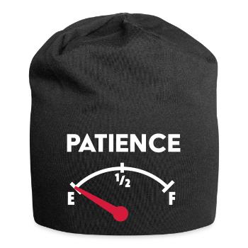 Patience - Jersey Beanie - black - Front