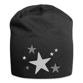 Star group multicolored - Jersey Beanie - black - Front