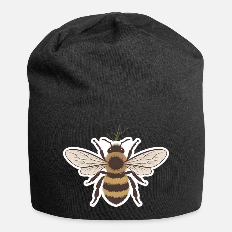 Bee - Jersey Beanie - black