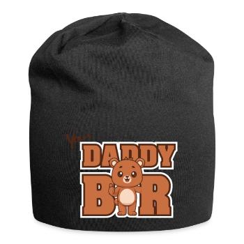 Daddy Bear - Jersey Beanie - black - Front