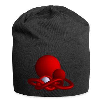 Zusammenhalt - Jersey-Beanie - Schwarz - Vorne