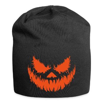 Pumpkin Spooky Laughter Halloween - Jersey Beanie - black - Front