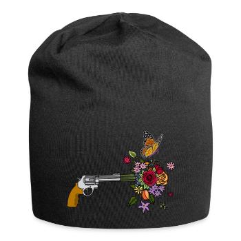 Un pistolet pour la paix - Bonnet en jersey - noir - Devant