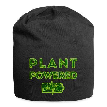 Plant powered - Jersey Beanie - black - Front