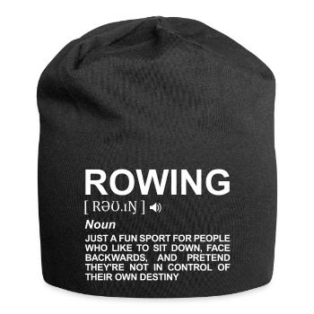 Rowing Dictionary - Jersey Beanie - black - Front