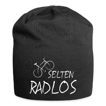 Radfahren Sprüche lustig Geschenk Selten Radlos - Jersey-Beanie - Schwarz - Vorne
