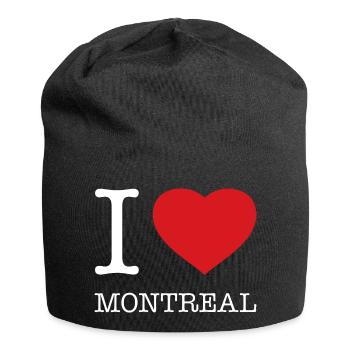 I LOVE MONTREAL - Jersey-Beanie - Schwarz - Vorne