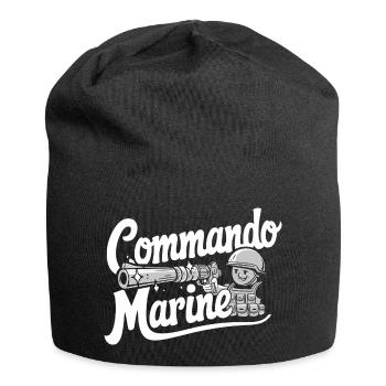 Commando Marine - Bonnet en jersey - noir - Devant