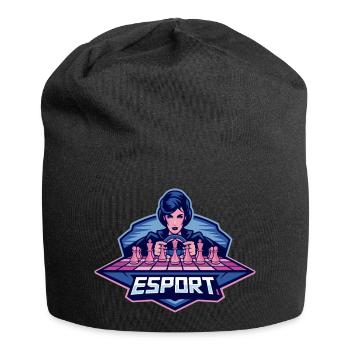 Queen Chess Pieces Sketch eSport game - Jersey Beanie - black - Front