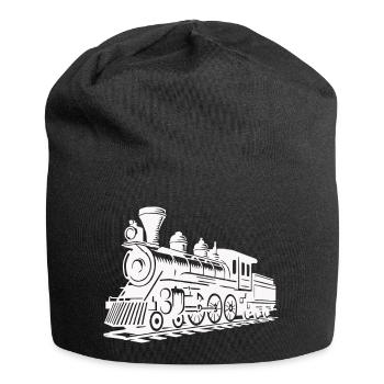 lokomotive zug - Jersey-Beanie - Schwarz - Vorne
