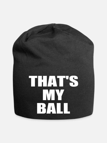 that's my ball - Jersey-Beanie - Schwarz