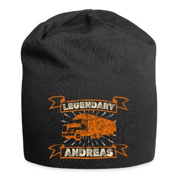 Trucker Andreas - Jersey Beanie - black - Front