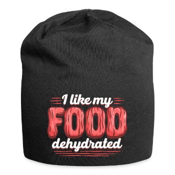 Beef Jerky Dried Like My Food Dehydrated - Jersey Beanie - black - Front
