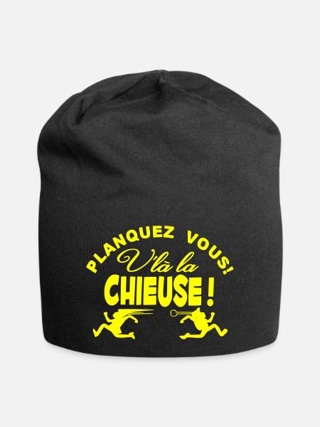 Chieuse Femme Gift T-shirt - Jersey Beanie - black