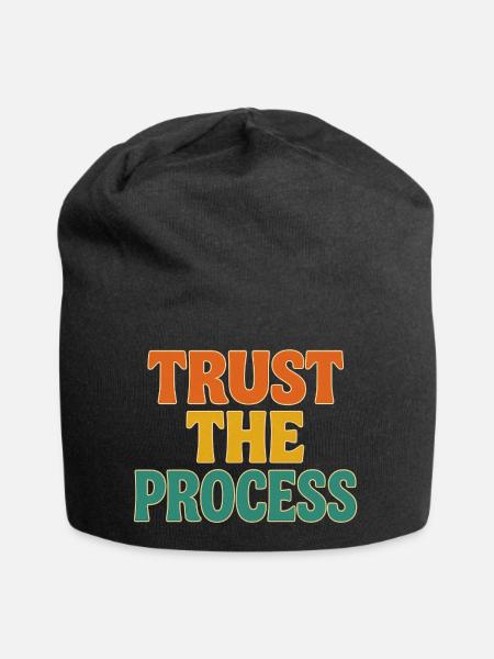 trust the process - Jersey-Beanie - Schwarz