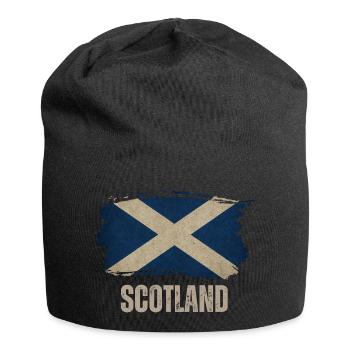 Flag of Scotland, Scottish pride - Jersey Beanie - black - Front