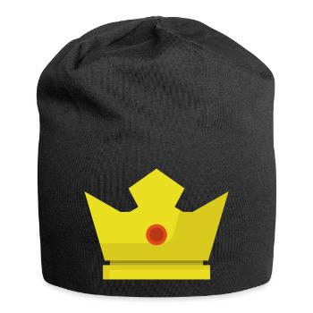Crown - Jersey Beanie - black - Front