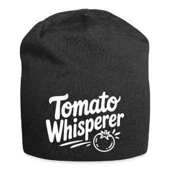 Le Chuchoteur de Tomates - Bonnet en jersey - charbon - Devant