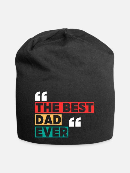 Le Meilleur Papa - Bonnet en jersey - noir