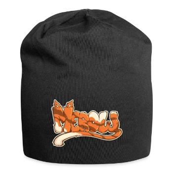 Merow, mot dessiné - Bonnet en jersey - noir - Devant