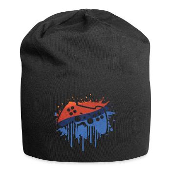 Gaming retro - Jersey-Beanie - Schwarz - Vorne