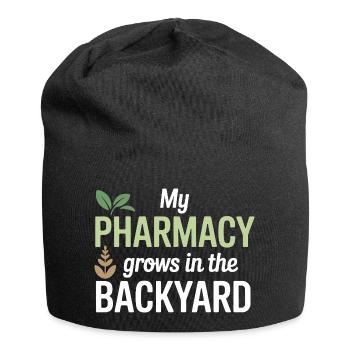 Certified Clinical Organic Pharmacology Apparel  - Jersey Beanie - black - Front